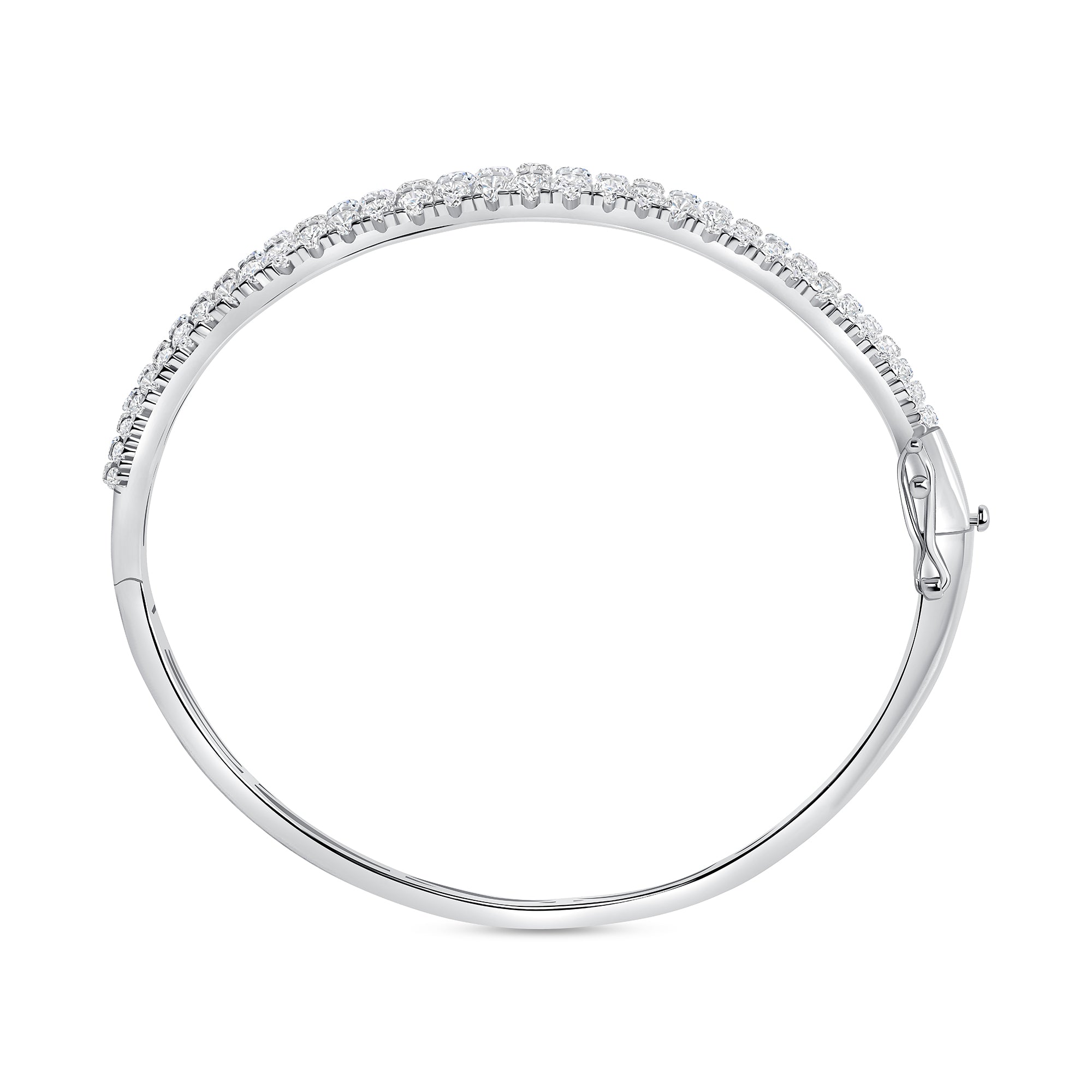 Round Three Row Bangle
