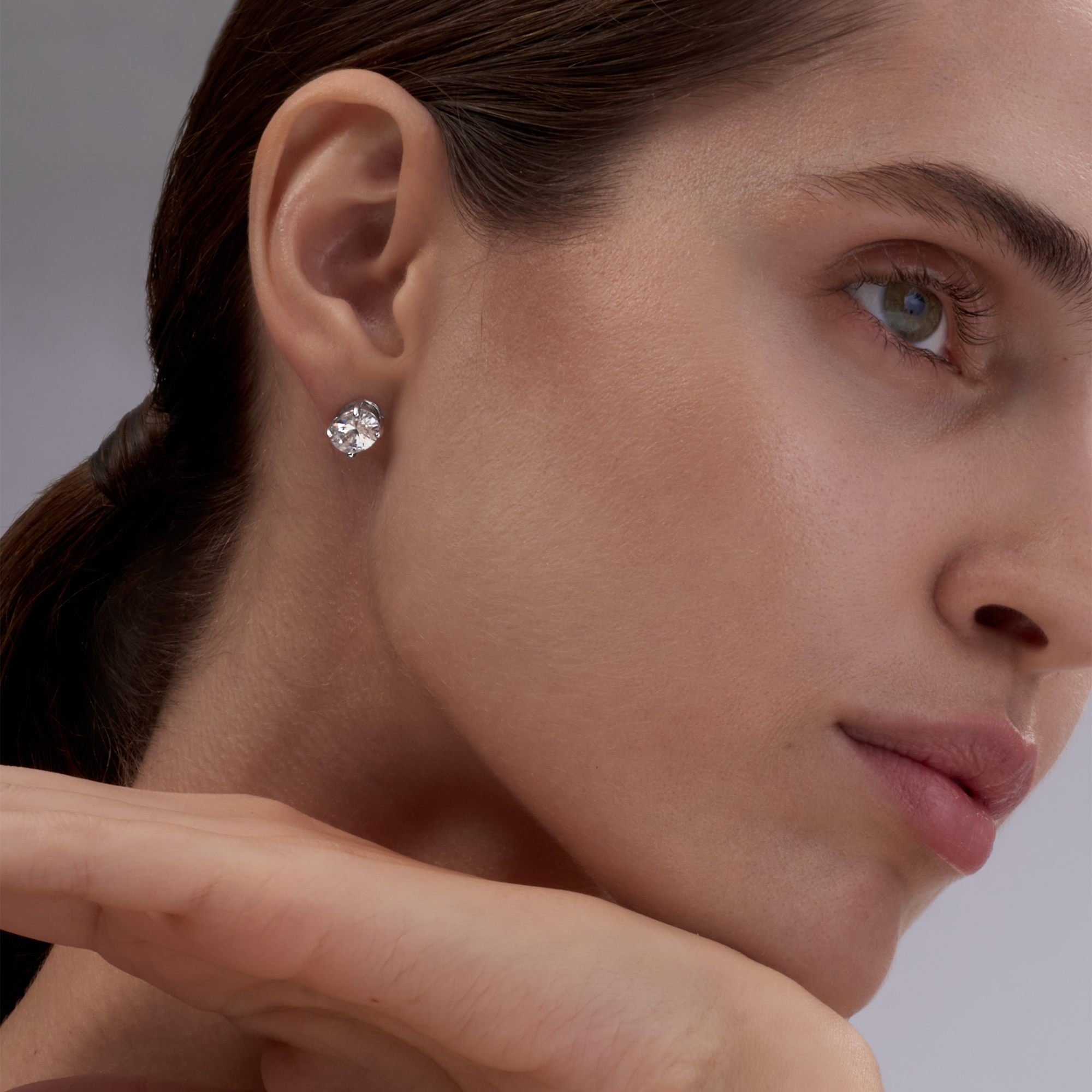 Oval Diamond Studs (4CT)