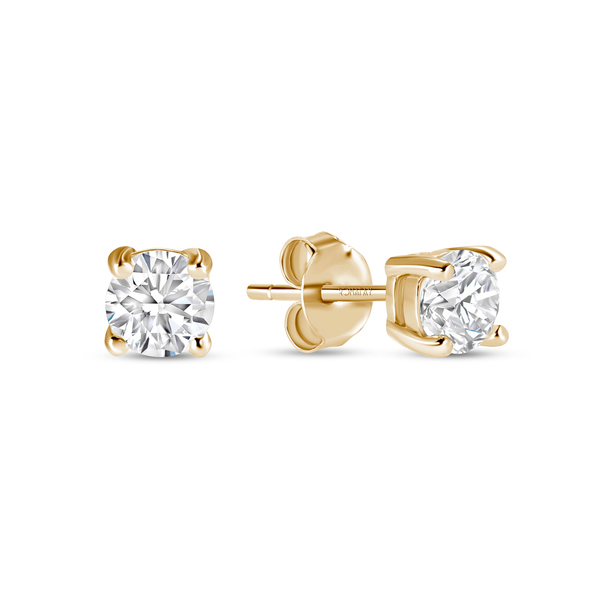 Round Diamond Studs (0.5CT)