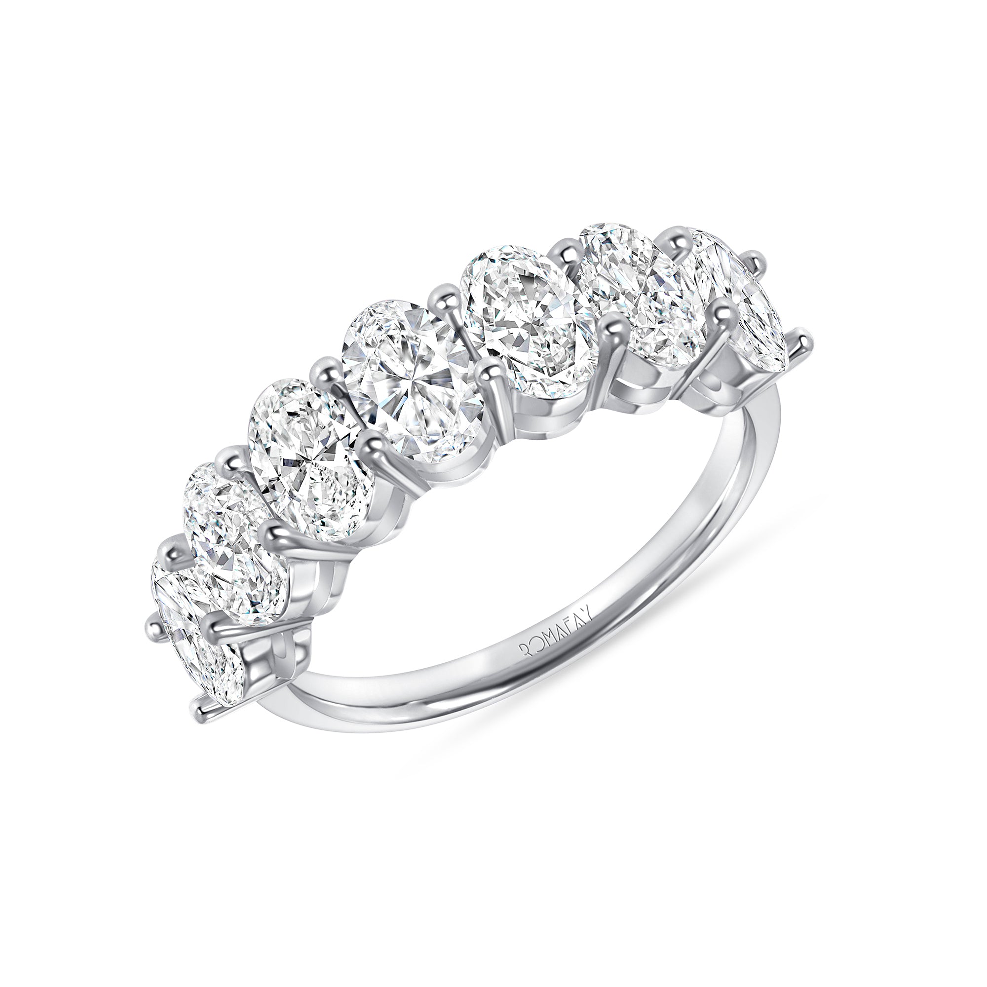 Oval Anniversary Ring 3ct lab Grown