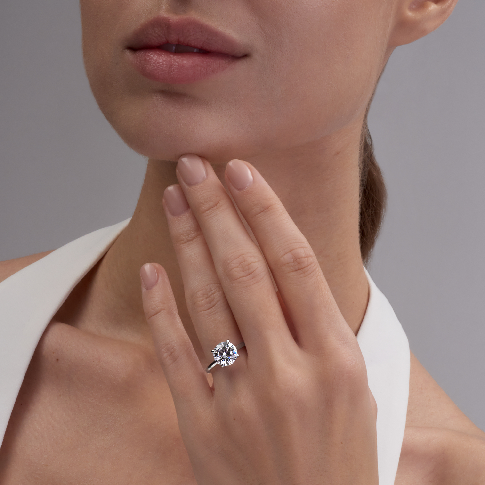 Round Solitaire Ring (3CT)