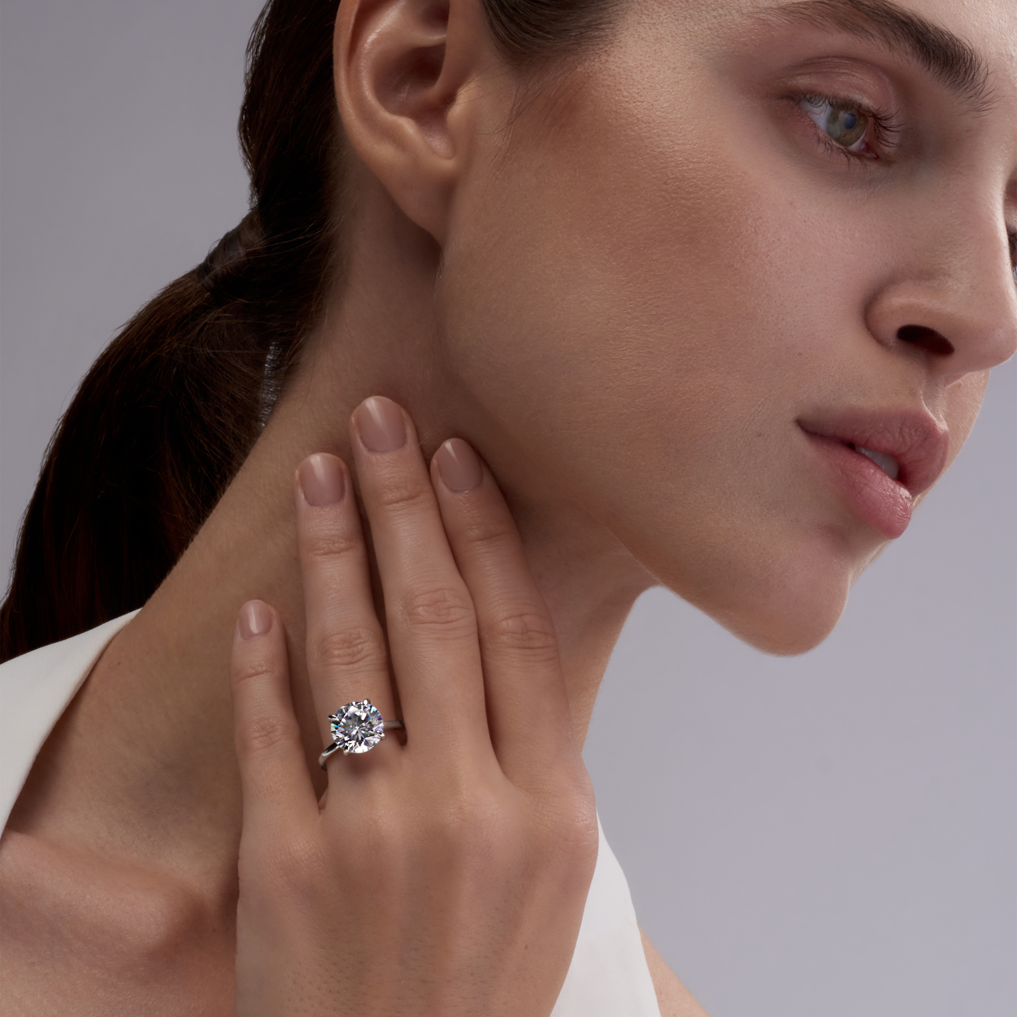 Round Solitaire Ring (5.5CT)
