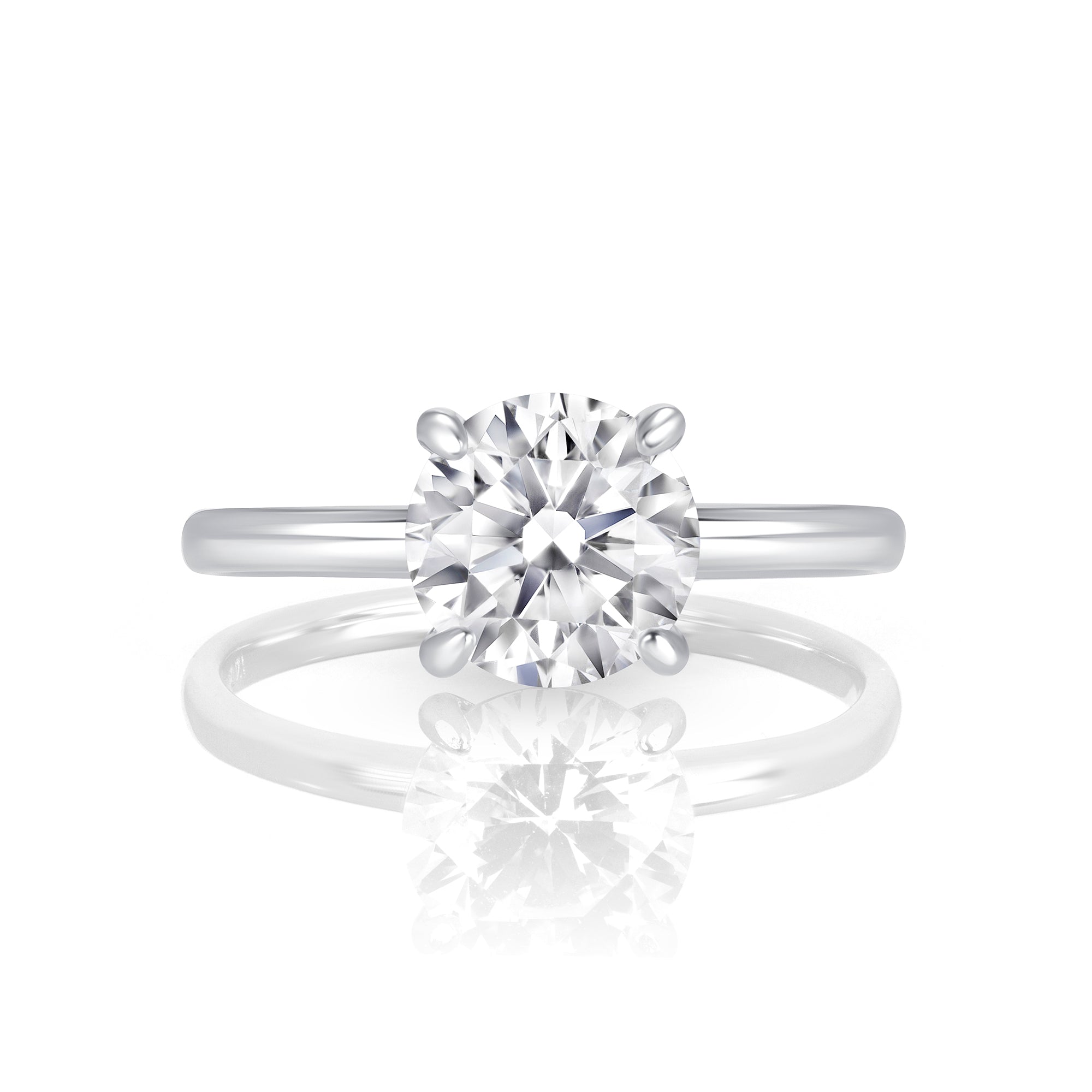 Round Solitaire Ring (1CT)