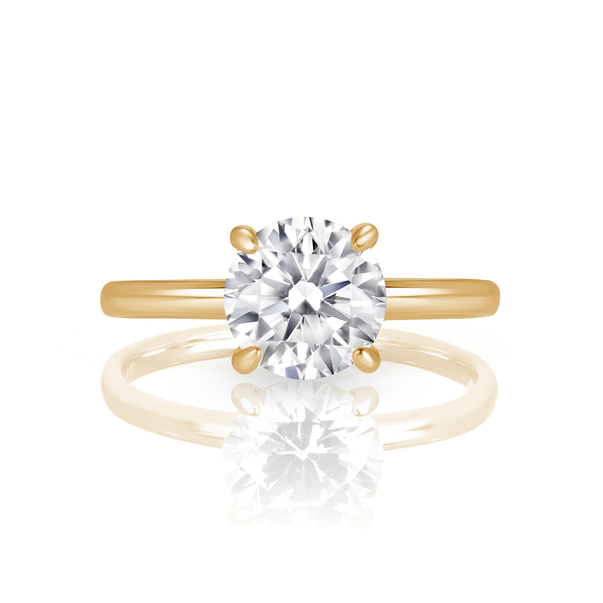 Round Solitaire Ring (1CT)