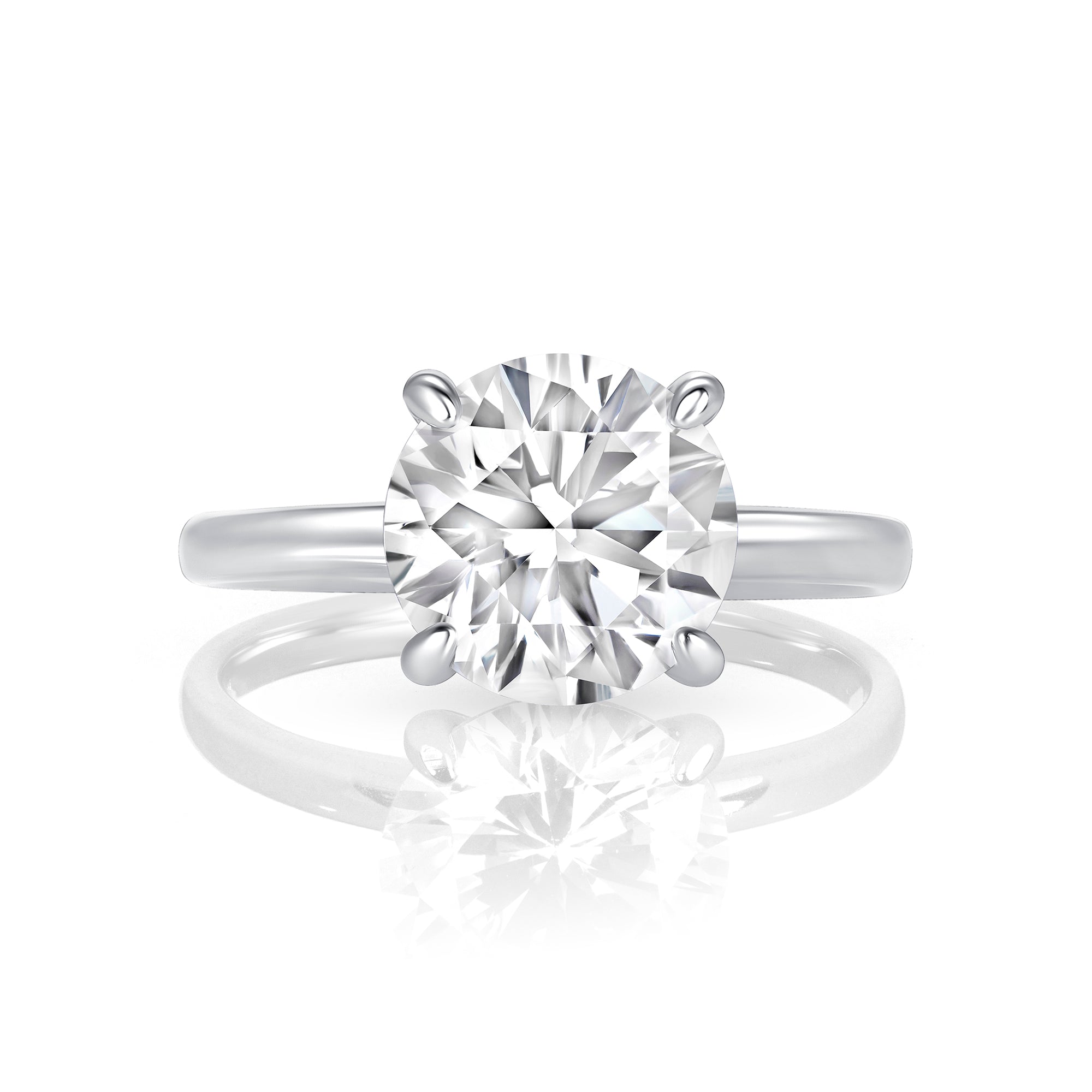 Round Solitaire Ring (3CT)
