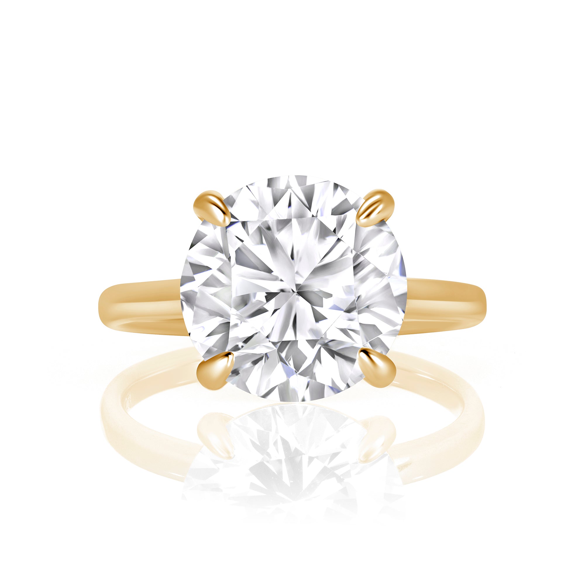 Round Solitaire Ring (5.5CT)